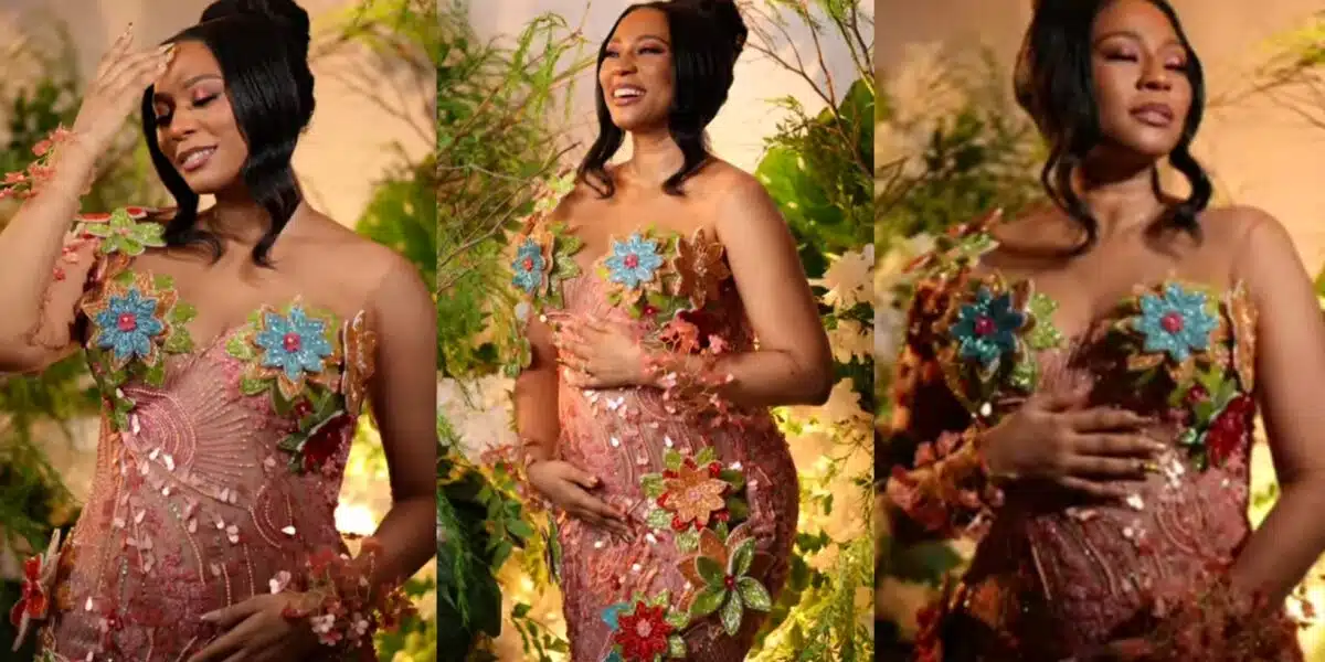 Actress, Enado Odunsin announces her pregnancy on Instagram
