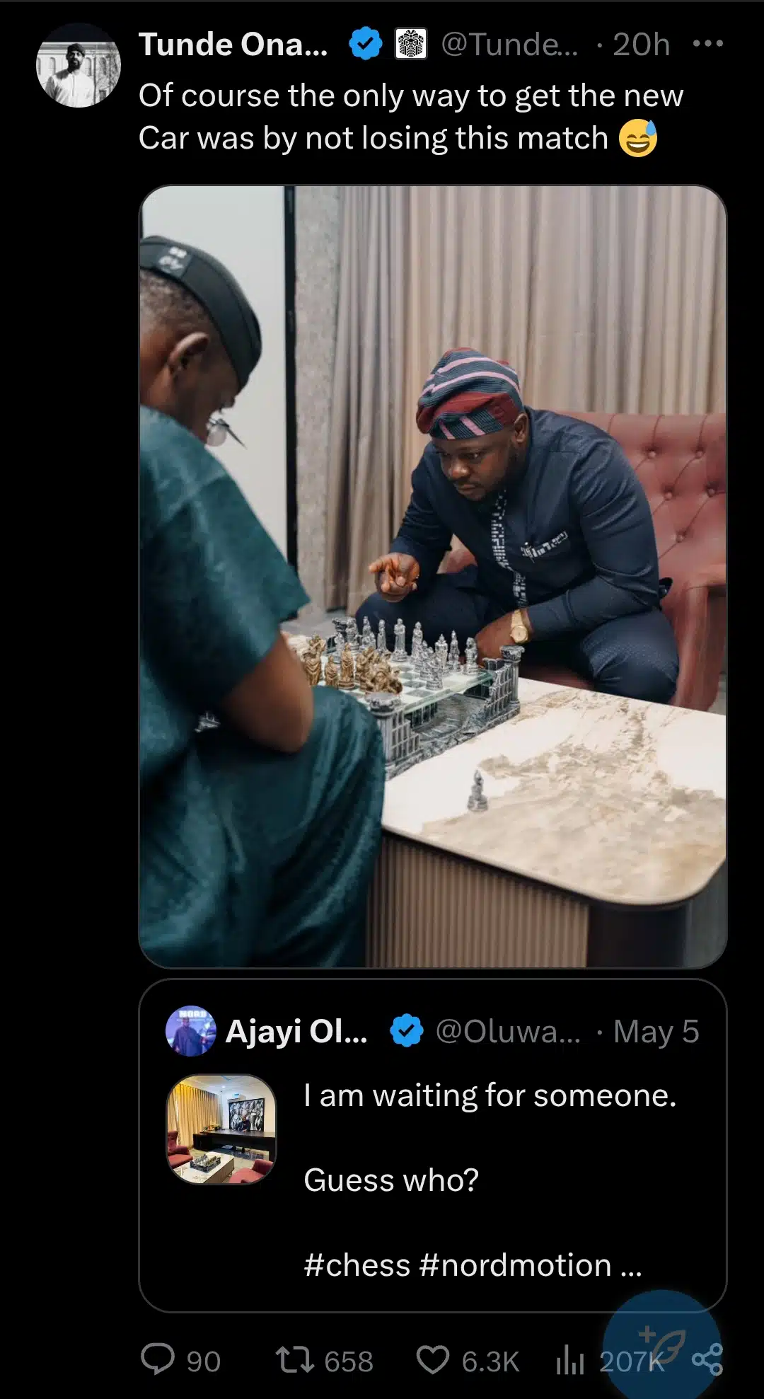 Tunde Onakoya gifted Nord A9 SUV by CEO 2 Tunde Onakoya gifted Nord A9 SUV by CEO