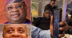Governor Adeleke links up with Davido and Bright Chimezie virtually Governor Adeleke links up with Davido and Bright Chimezie virtually