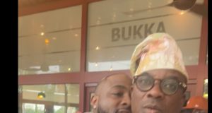 Davido and K1 De Ultimate link up Davido and K1 De Ultimate link up