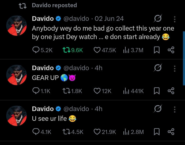 Davido gifts fan N5m