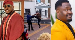 Actor, Godwin Nnadiekwe hospitalized after being kicked by Zubby Michael Actor, Godwin Nnadiekwe hospitalized after being kicked by Zubby Michael