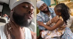 Davido surprises daughter, Hailey at her birthday party Davido surprises daughter, Hailey at her birthday party