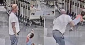 18-month-old boy ‘in a coma’ after passenger throws him to the floor in airport lounge 18-month-old boy 'in a coma' after passenger throws him to the floor in airport lounge