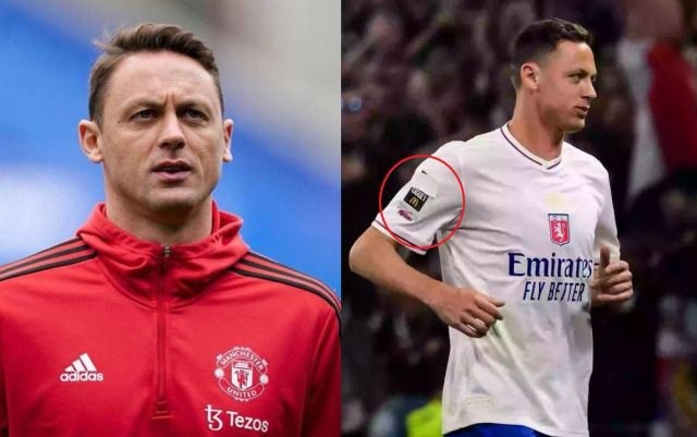 Nemanja served 2 game ban for covering LGBTQ+ logo on Lyon jersey Nemanja served 2 game ban for covering LGBTQ+ logo on Lyon jersey