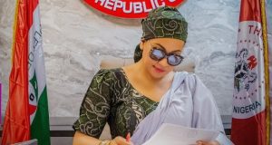 Just In: Natasha Akpoti arrives Abuja court Defamation allegations: Senator Natasha appear in court