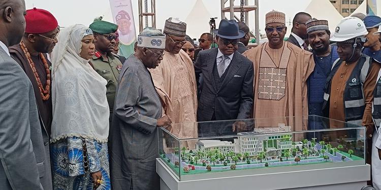 Tinubu flags off construction of INEC headquarters in Abuja