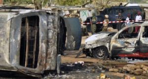 Bomb blast hits Borno bus stop; 9 feared d8ad