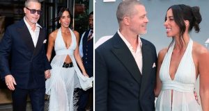 Brad Pitt & girlfriend STEP OUT Brad Pitt & girlfriend STEP OUT