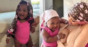 Cardi B reveals baby daughter Blossom for FIRST time Cardi B reveals baby daughter Blossom for FIRST time