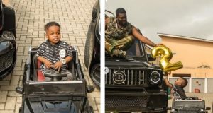 Cute Abiola celebrates son @ TWO Cute Abiola celebrates son @ TWO