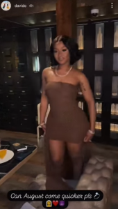Davido anticipates his white wedding with Chioma