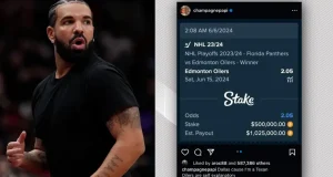 Drake warns fans after LOSING $8m in betting in just ONE Month