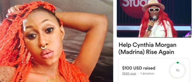 Fans launch Gofundme for Cynthia Morgan Fans launch Gofundme for Cynthia Morgan
