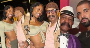 Korra Obidi meets Drake’s dad, Dennis Graham Korra Obidi meets Drake's dad, Dennis Graham