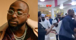Reactions as overzealous fan grabs Davido’s leg Reactions as overzealous fan grabs Davido's leg