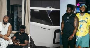 Davido gifts Lati a Range Rover on his birthday Davido gifts close associate , Lati a Range Rover on his birthday