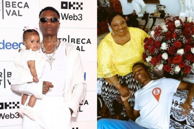 God gave me a daughter that looks exactly like my late mother – Wizkid