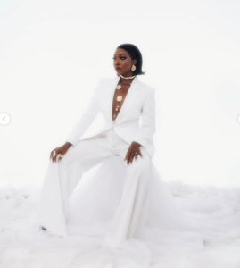 Ini Dima-Okojie STUNS in WHITE on her birthday 