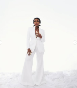 Ini Dima-Okojie STUNS in WHITE on her birthday 