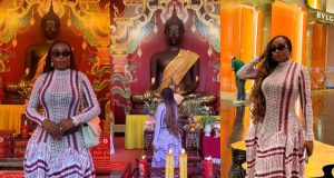 Ini Edo visits Buddha Temple Ini Edo visits Buddha Temple