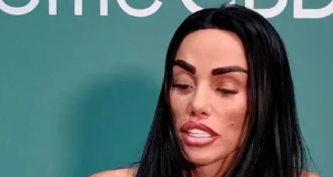 Katie Price shocks fans with extremely taut face Katie Price shocks fans with extremely taut face
