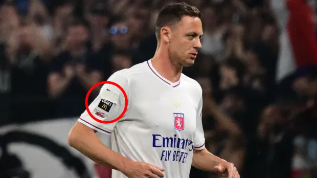 Nemanja served 2 game ban for covering LGBTQ+ logo on Lyon jersey