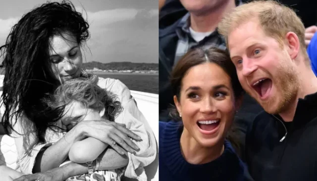 Meghan celebrates daughter @ FOUR