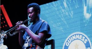 Nigerian sets Guinness World Record for longest trumpet playing marathon Nigerian sets Guinness World Record for longest trumpet playing marathon