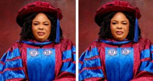 Patience Jonathan bags doctorate degree Patience Jonathan bags doctorate degree