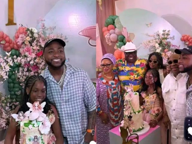 Davido attends Imade's 10th birthday party