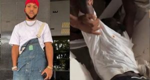 Charles Okocha’s friend, Rico escapes d3ath after POP ceiling collapses Charles Okocha's friend, Rico escapes d3ath after POP ceiling collapses