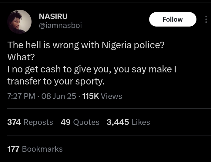 Nasboi laments after Police orders him to send money into gambling account