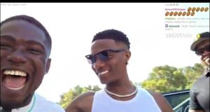 Shank Comics meets Wizkid in Los Angeles Shank Comics meets Wizkid in Los Angeles