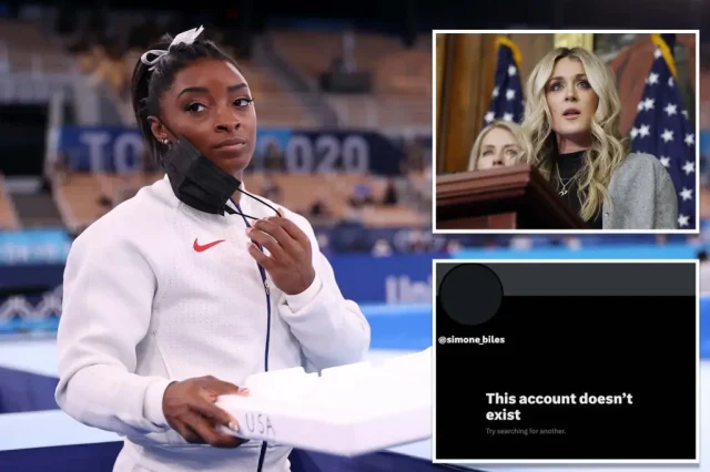 Simone Biles DELETES X account