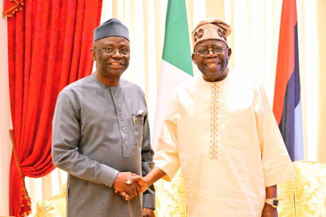 Tunde Bakare visits Tinubu in Lagos