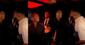 Video of Annie Idibia & MC Galaxy vibing to his new song Video of Annie Idibia & MC Galaxy vibing to his new song