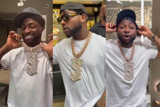Davido acquires customized pendant worth $750k