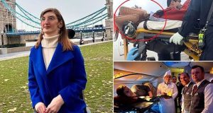 World’s tallest woman forced to book SIX plane seats World's tallest woman forced to book SIX plane seats