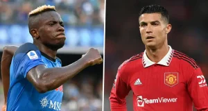 I waited 1 hour to take selfie with Ronaldo – Osimhen I waited 1 hour to take selfie with Ronaldo - Osimhen