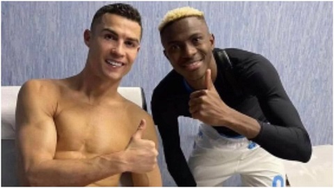 I waited 1 hour to take selfie with Ronaldo - Osimhen