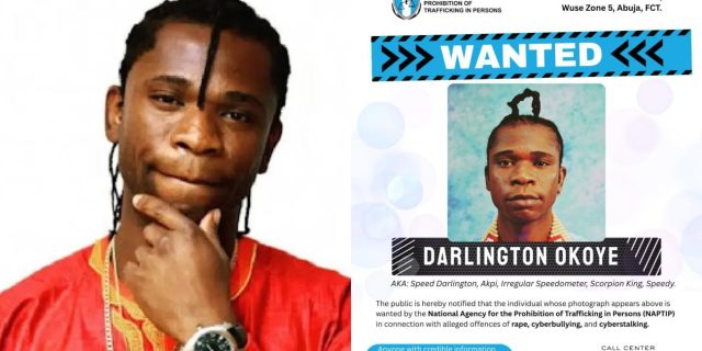 Speed Darlington sues NAPTIP for N3B over ‘Wanted’ declaration