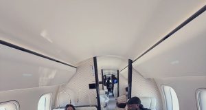 Davido shares romantic Private Jet getaway with wife, Chioma Davido shares romantic Private Jet getaway with wife, Chioma
