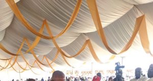 Peter Obi seen serving food at public event Peter Obi seen serving food at public event