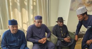 Goodluck Jonathan visits family of late Buhari in London Goodluck Jonathan visits family of late Buhari in London