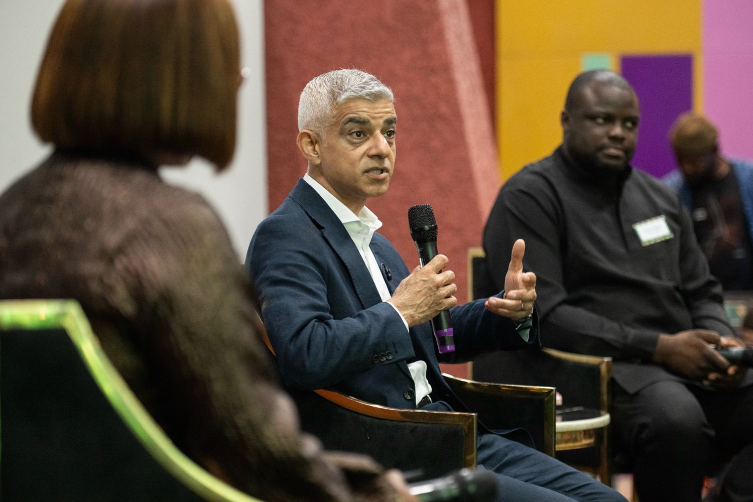 London mayor Sadiq Khan visits Lagos, Nigeria
