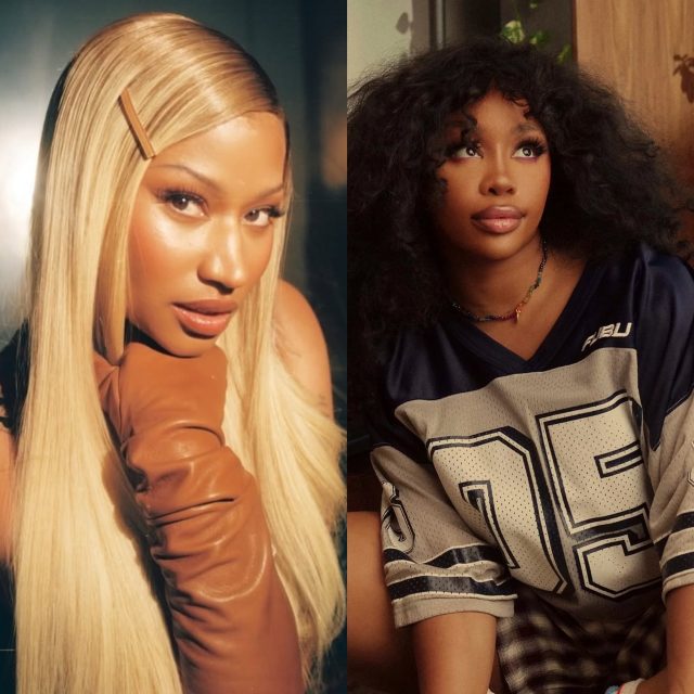 Nicki Minaj and SZA trade words online
