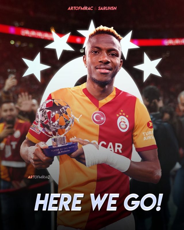 Victor Osimhen agrees deal to join Galatasaray
