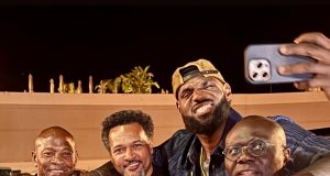 Sanwo-Olu meets LeBron James Sanwo-Olu meets LeBron James