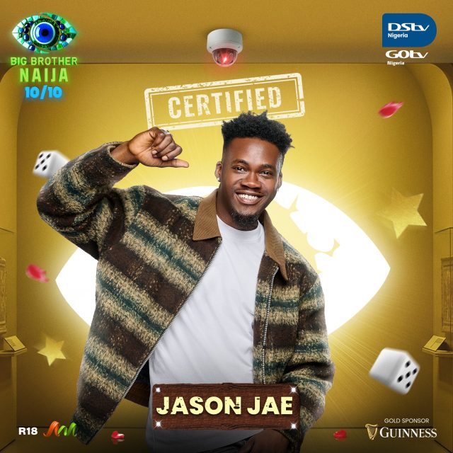 BBNaija S10: Jason Jae emerges 1st HoH